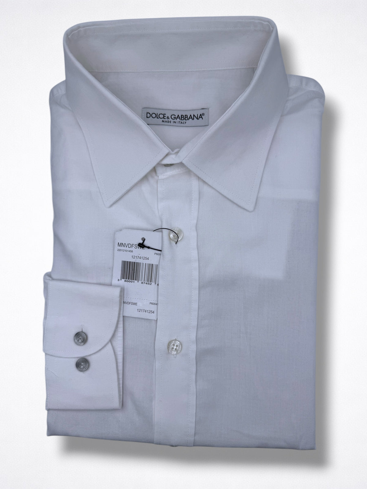 Camisa Dolce&Gabbana Classic Fit Manga Larga Talla L
