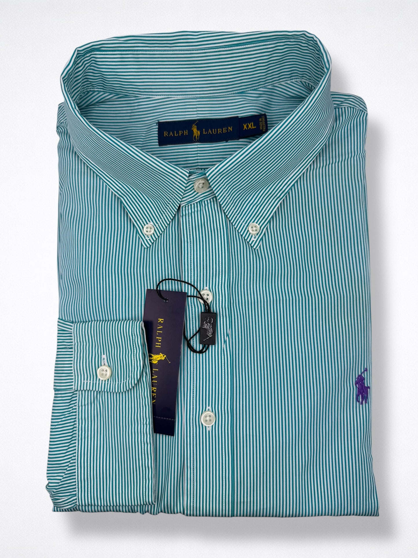 Camisa Polo Ralph Lauren Classic Fit Manga Larga Talla XXL