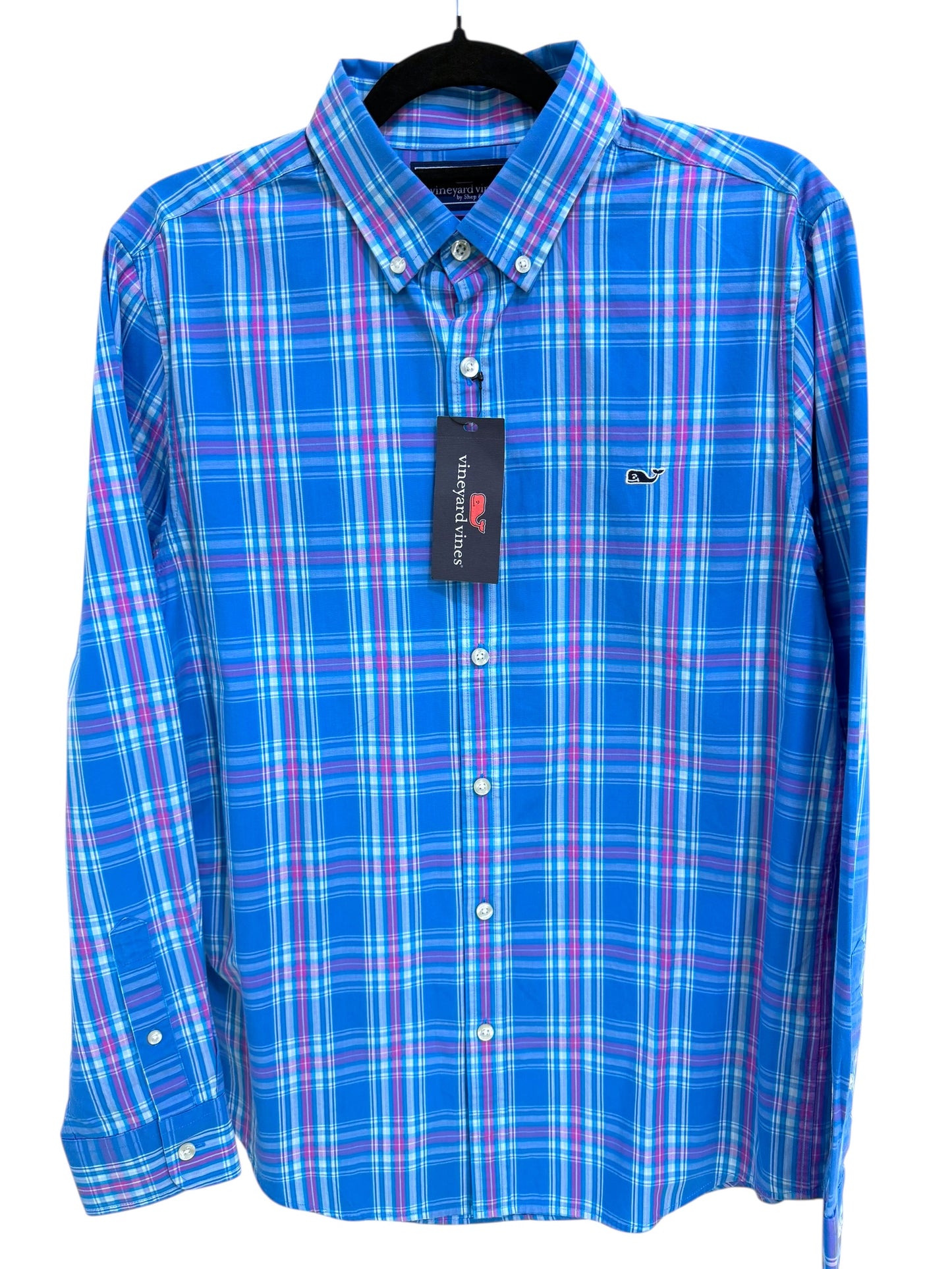 Camisa Vineyard Vines Slim Fit Manga Larga Talla M