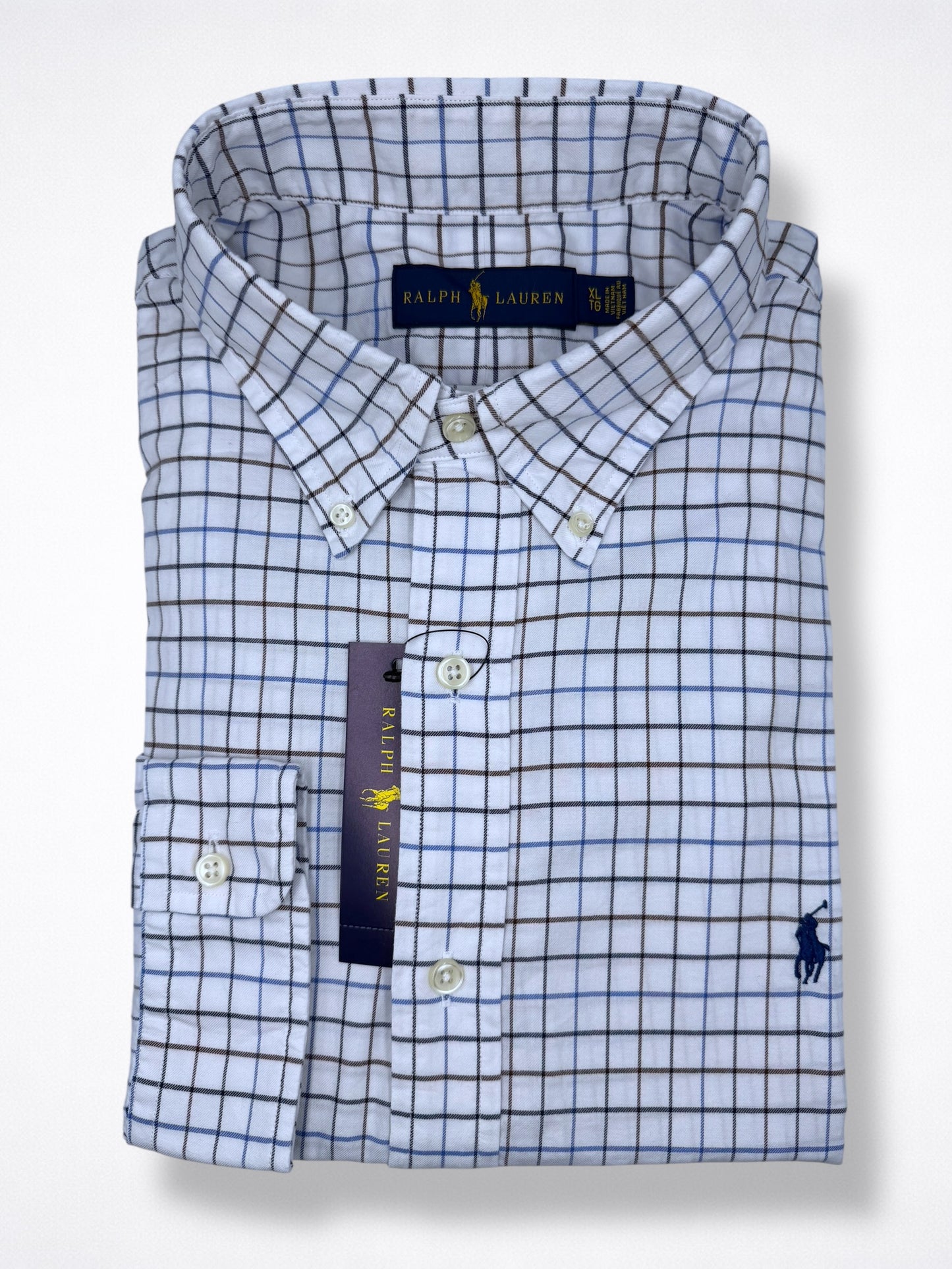 Camisa Polo Ralph Lauren Classic Fit Manga Larga Talla XL