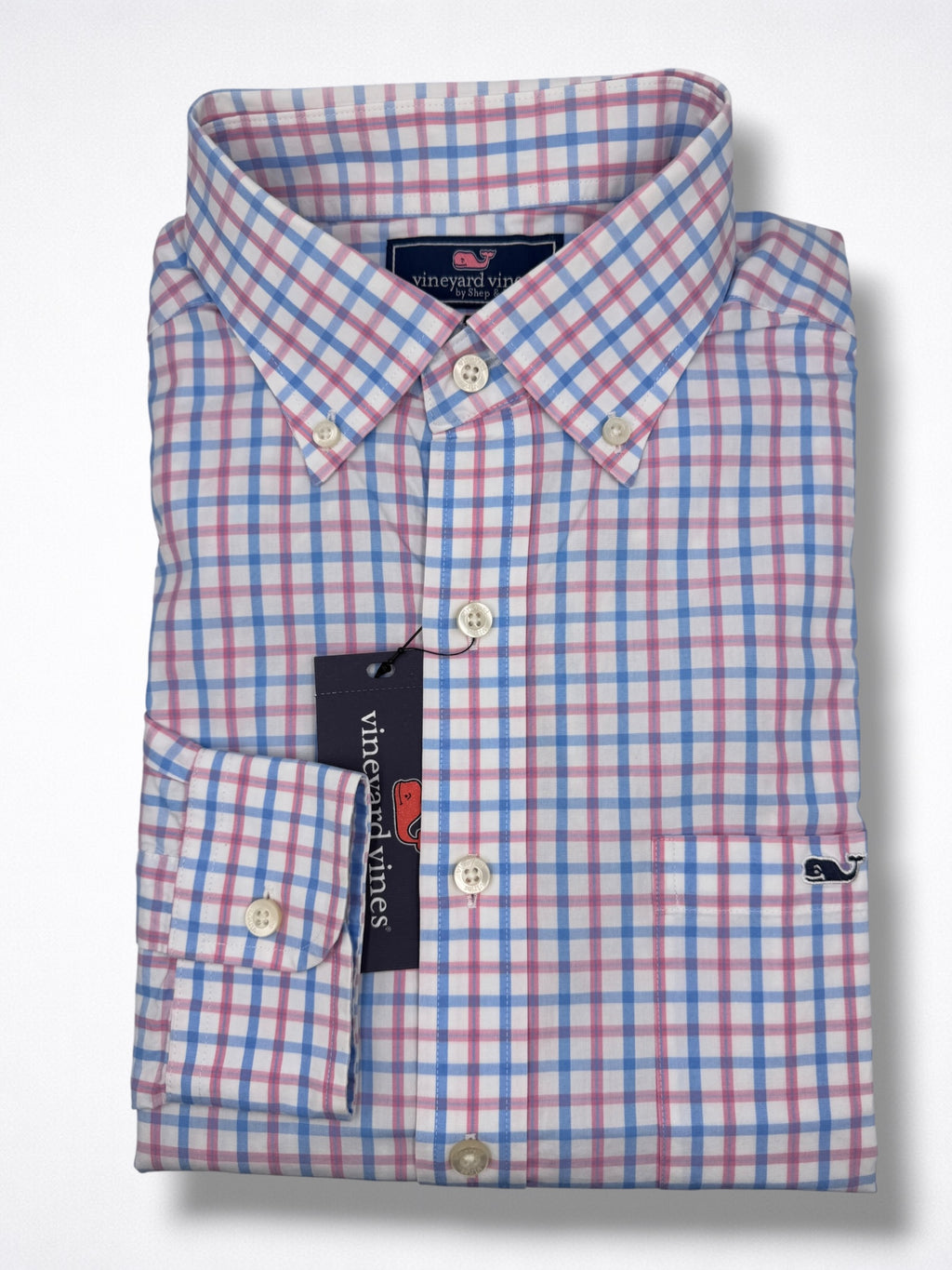 Camisa Vineyard Vines Slim Fit Manga Larga Talla M