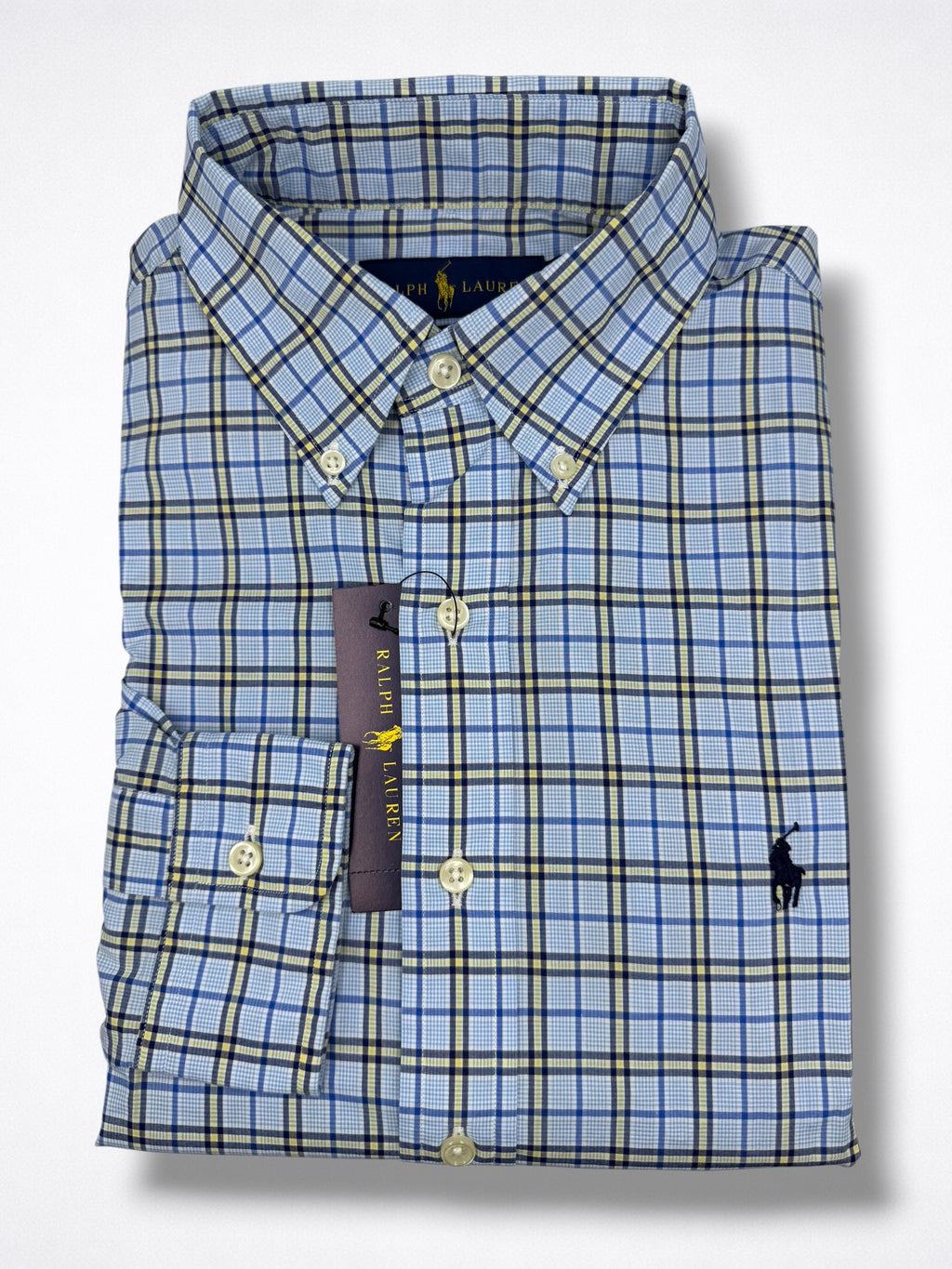 Camisa Polo Ralph Lauren Slim Fit Manga Larga Talla S