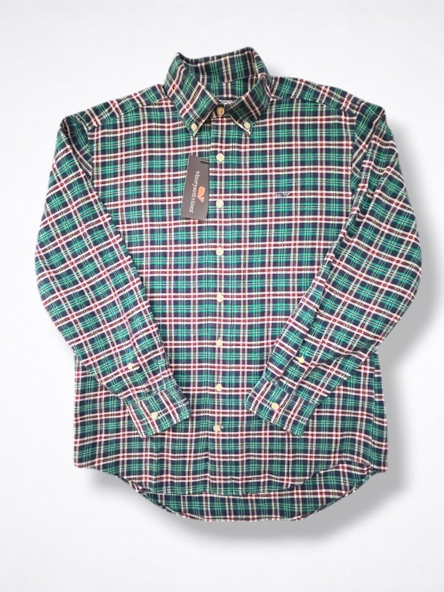 Camisa Vineyard Vines Classic Fit Manga Larga Talla S