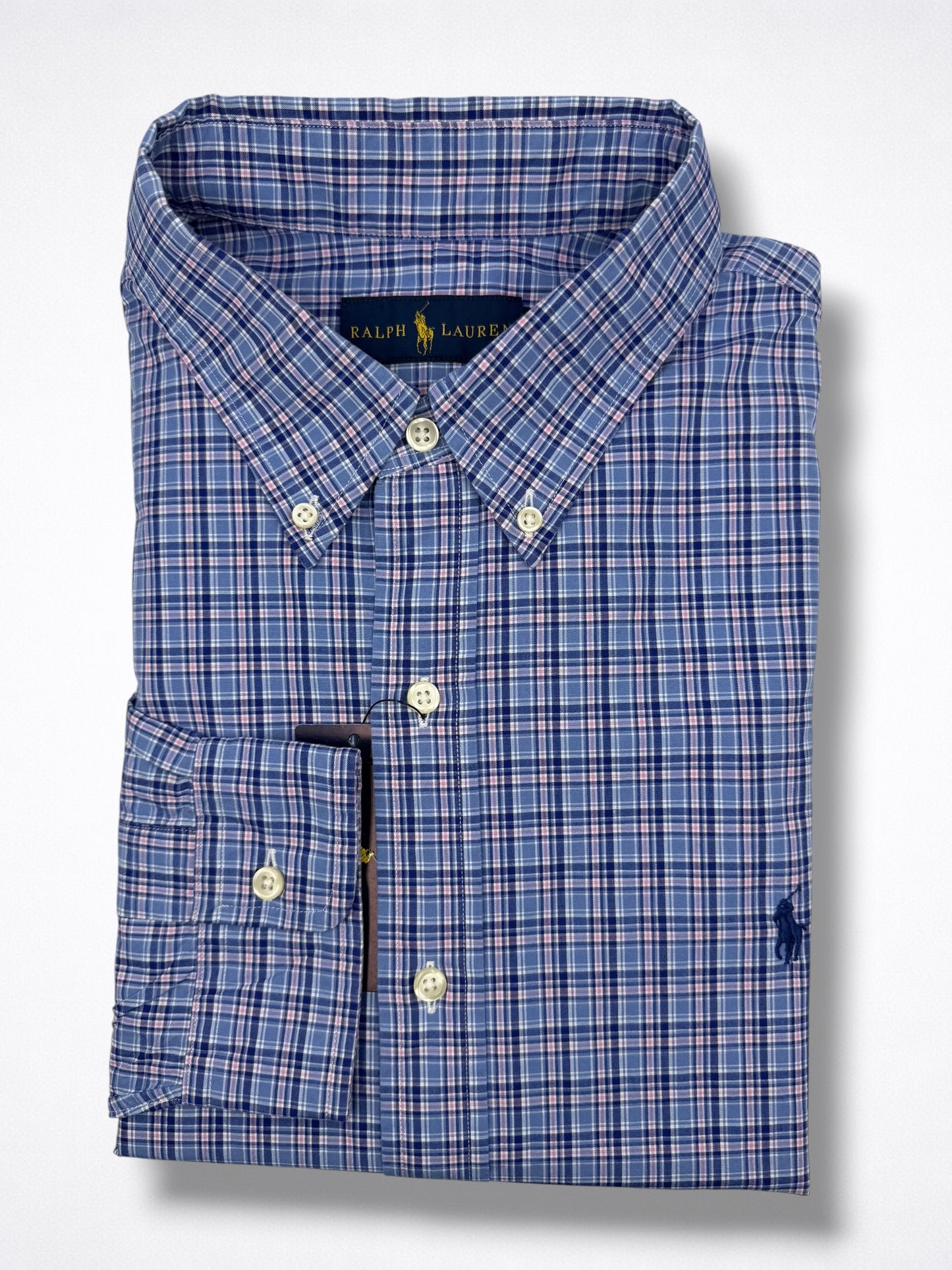 Camisa Polo Ralph Lauren Classic Fit Manga Larga Talla XL