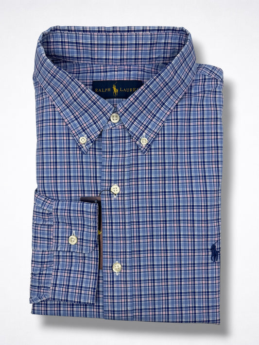 Camisa Polo Ralph Lauren Classic Fit Manga Larga Talla XL