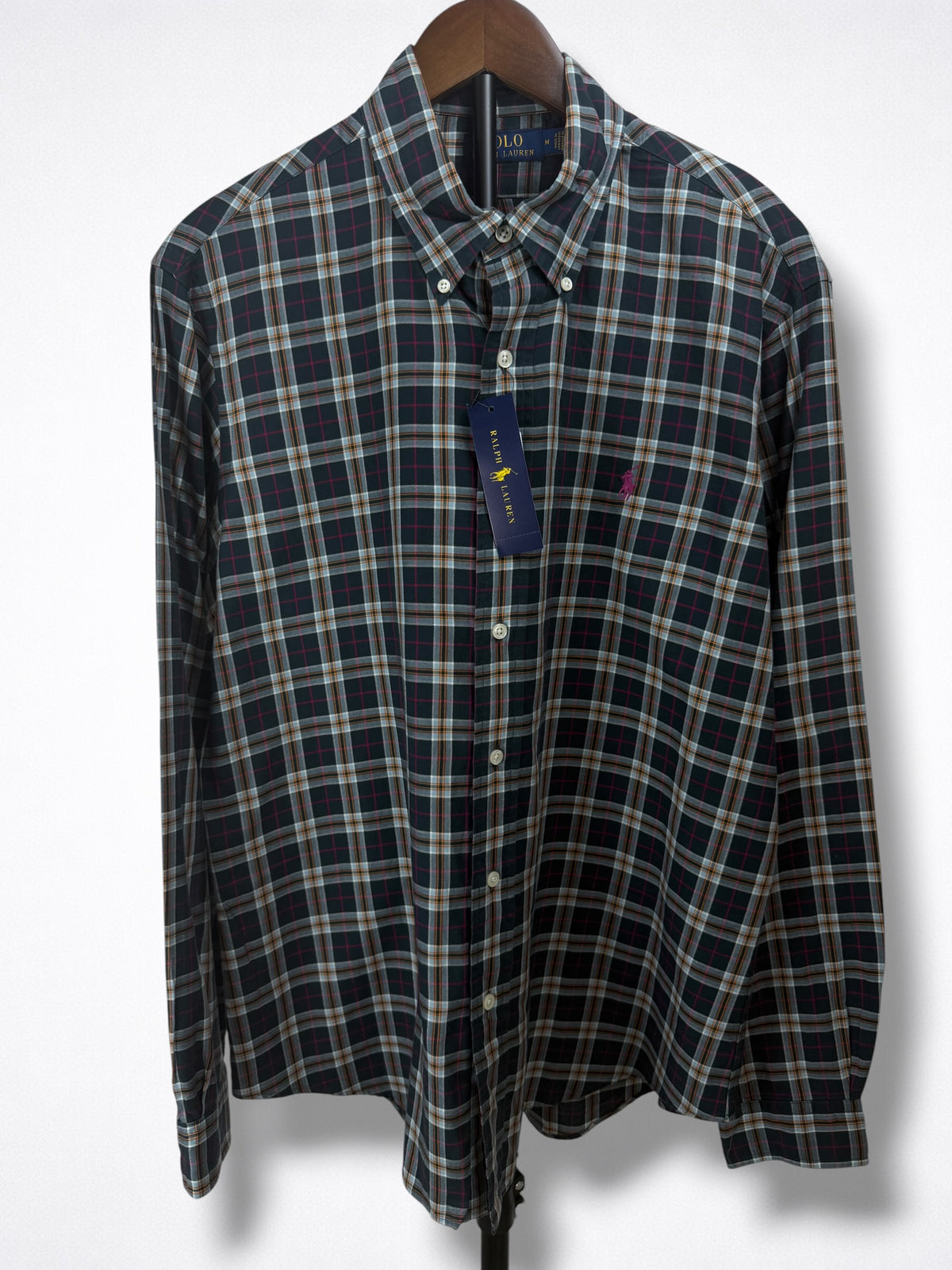 Camisa Polo Ralph Lauren Classic Fit Manga Larga Talla M