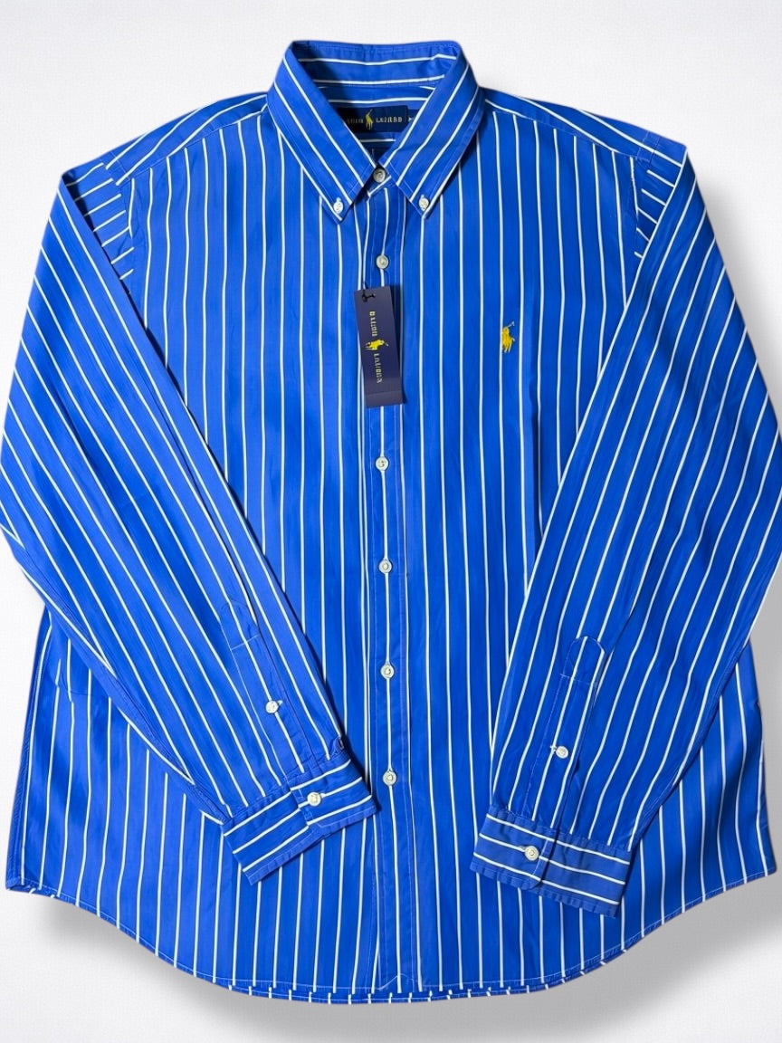 Camisa Polo Ralph Lauren Classic Fit Manga Larga Talla XL
