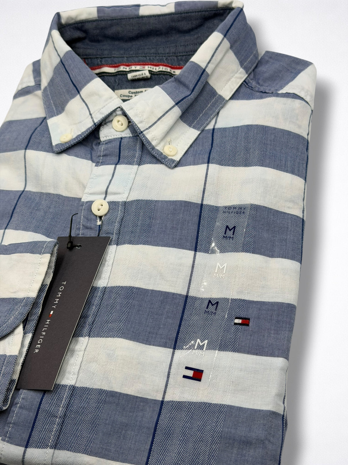 Camisa Tommy Hilfiger Custom Fit Manga Larga Talla M
