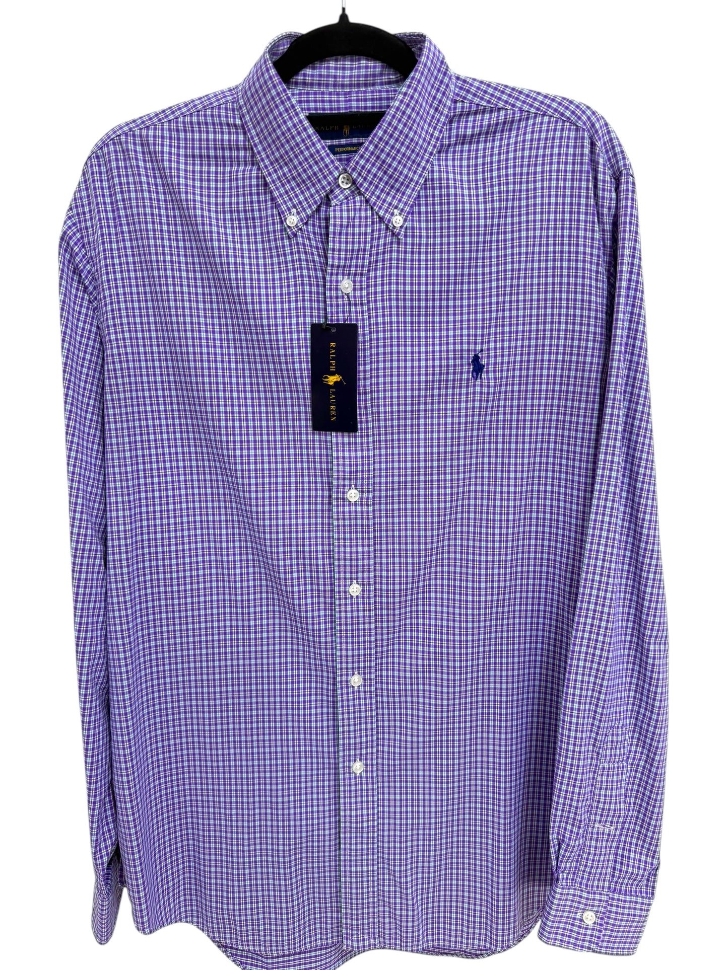 Camisa Polo Ralph Lauren Classic Fit Manga Larga Talla M