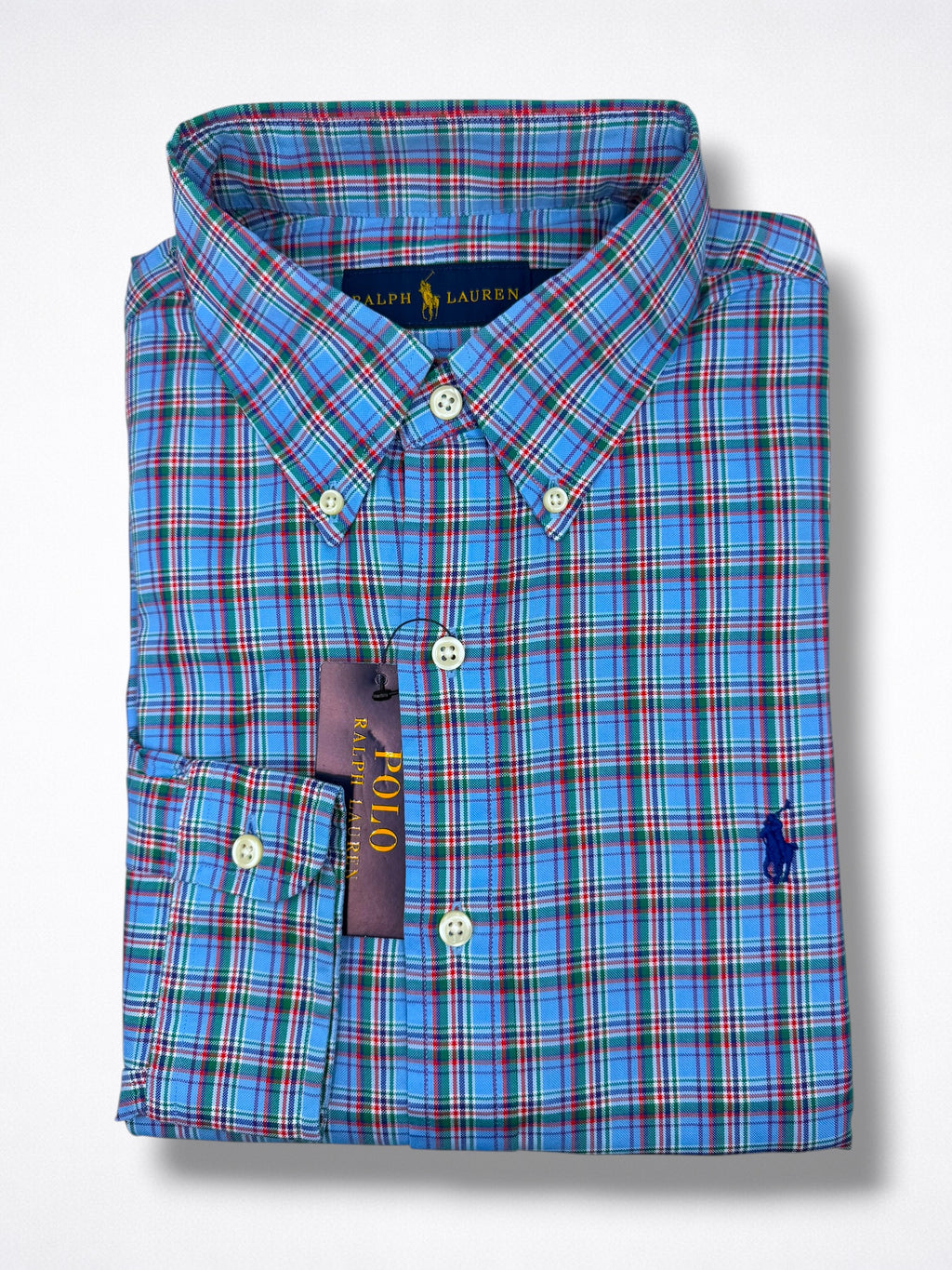 Camisa Polo Ralph Lauren Classic Fit Manga Larga Talla M