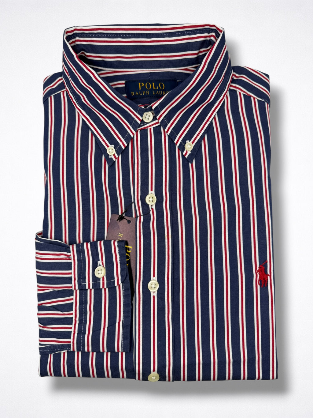 Camisa Polo Ralph Lauren Classic Fit Manga Larga Talla M