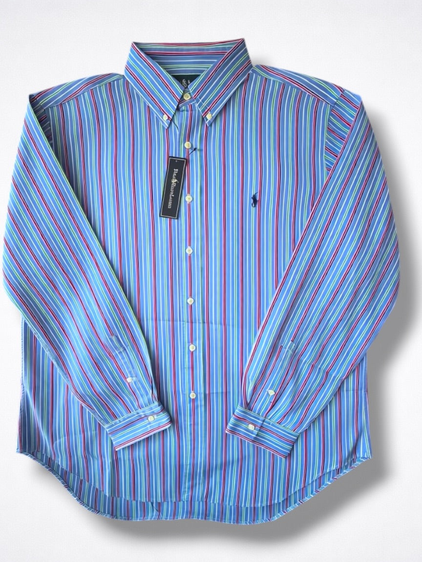 Camisa Polo Ralph Lauren Classic Fit Manga Larga Talla XL
