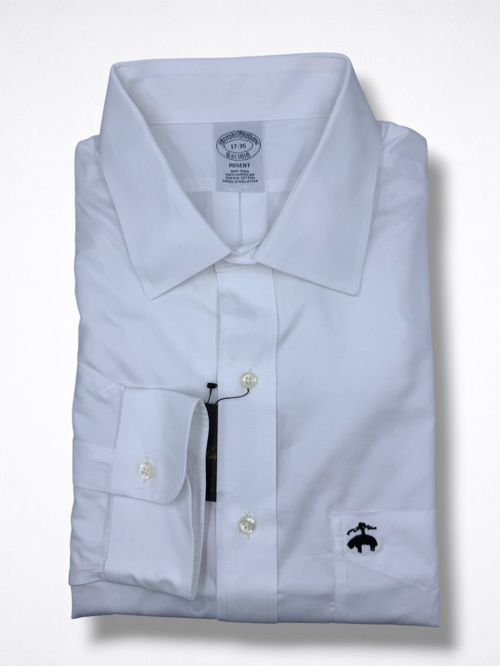 Camisa Brooks Brothers Classic Fit manga larga talla XL