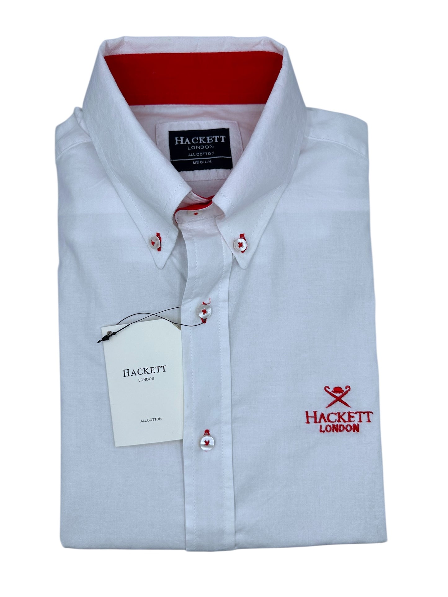 Camisa Hackett Slim Fit Manga Larga Talla M