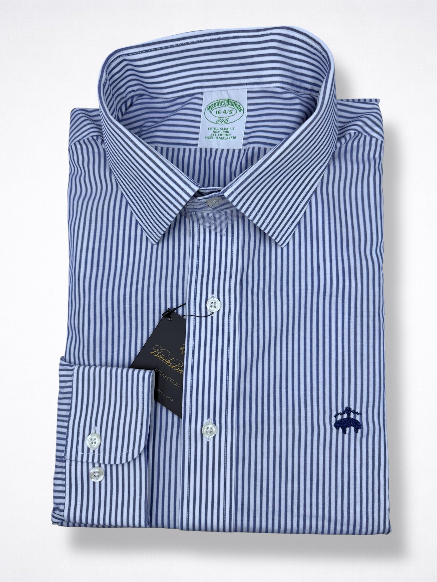 Camisa Brooks Brothers Classic Fit Manga Larga Talla M