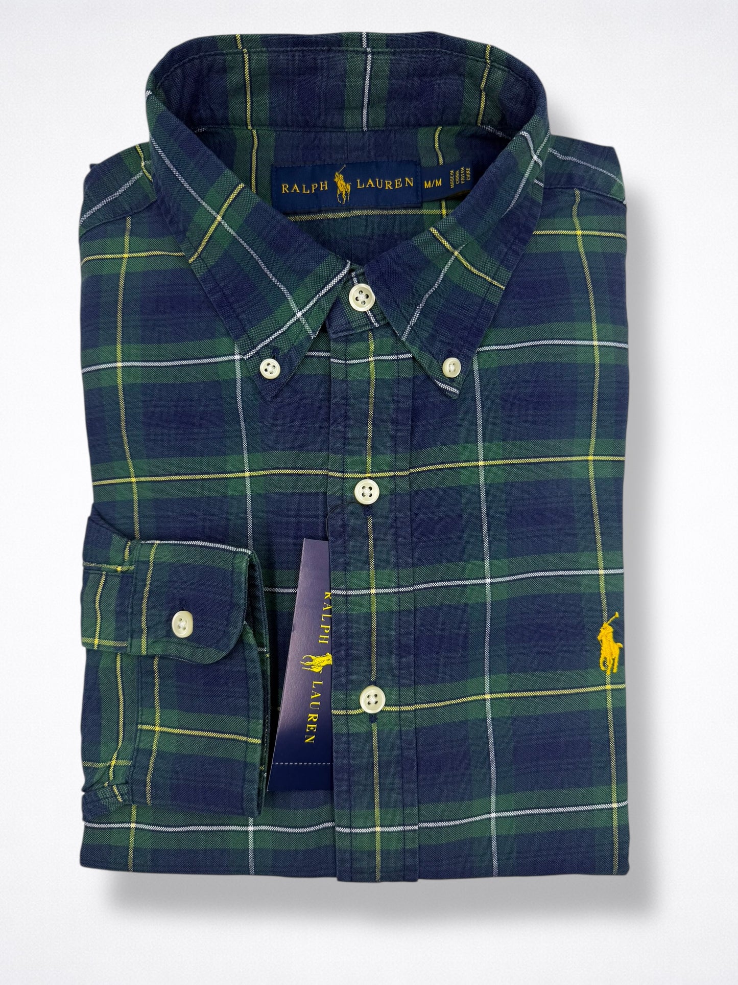 Camisa Polo Ralph Lauren Classic Fit Manga Larga Talla M
