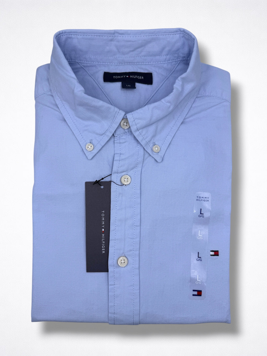 Camisa Tommy Hilfiger Classic Fit manga corta talla L