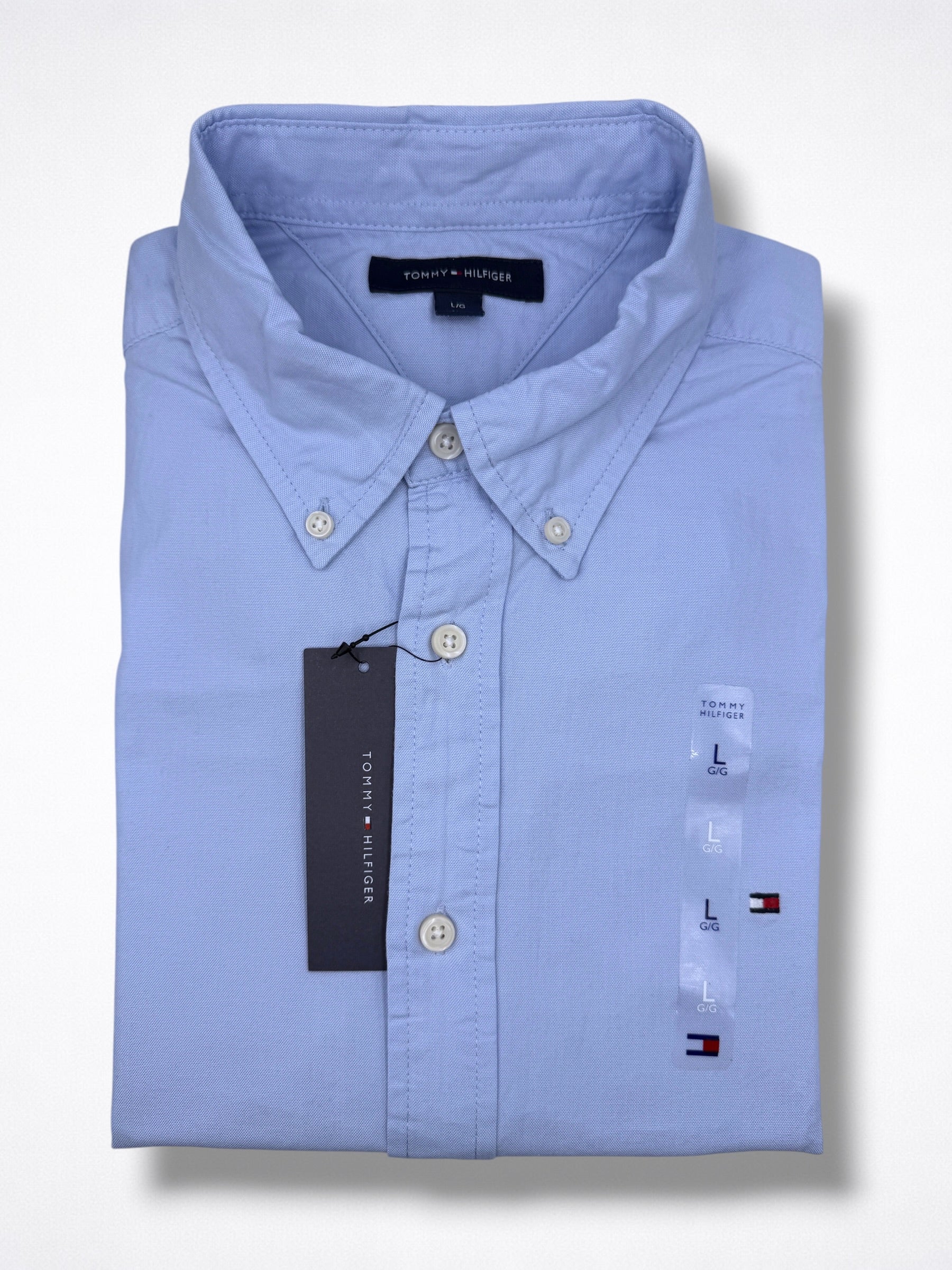 Camisa Tommy Hilfiger Classic Fit manga corta talla L