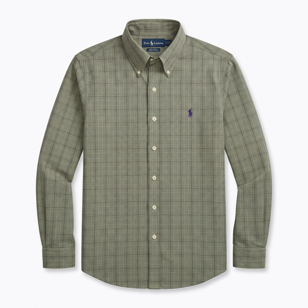 Camisa Polo Ralph Lauren Classic Fit manga larga talla XL