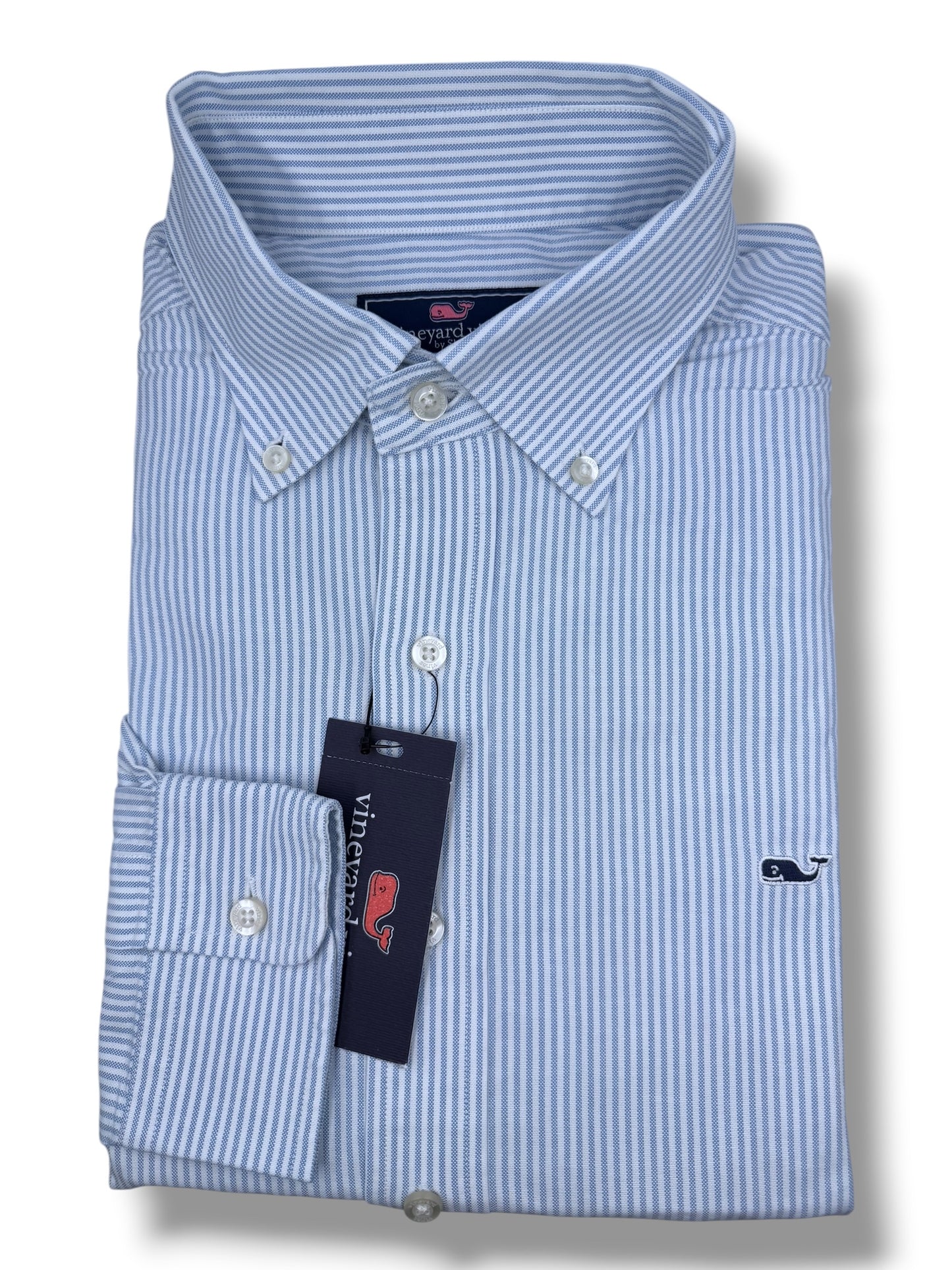 Camisa Vineyard Vines Classic Fit Manga Larga Talla L