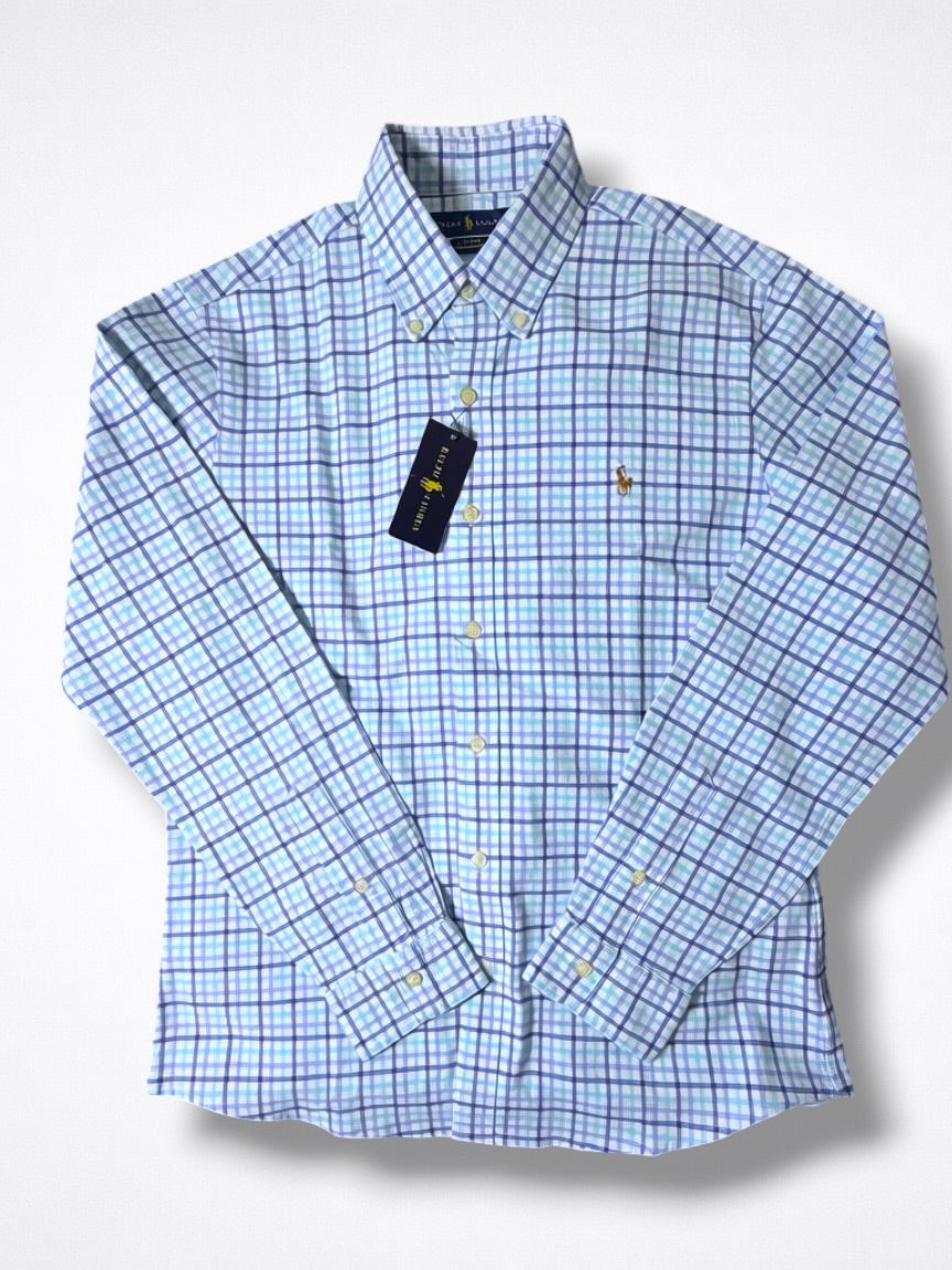 Camisa Polo Ralph Lauren Classic Fit Manga Larga Talla M