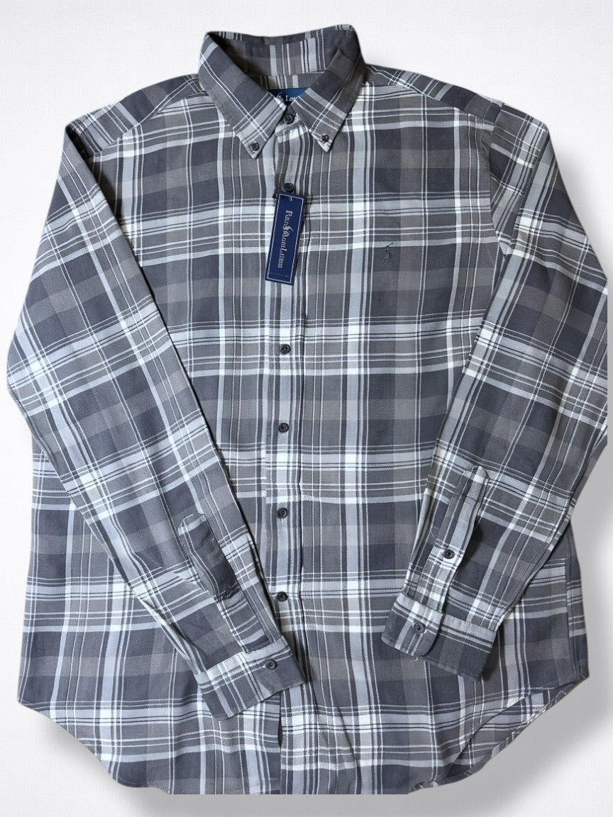 Camisa Polo Ralph Lauren Classic Fit Manga Larga Talla L