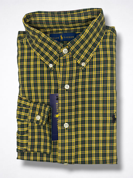 Camisa Polo Ralph Lauren Classic Fit Manga Larga Talla L