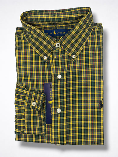 Camisa Polo Ralph Lauren Classic Fit Manga Larga Talla L