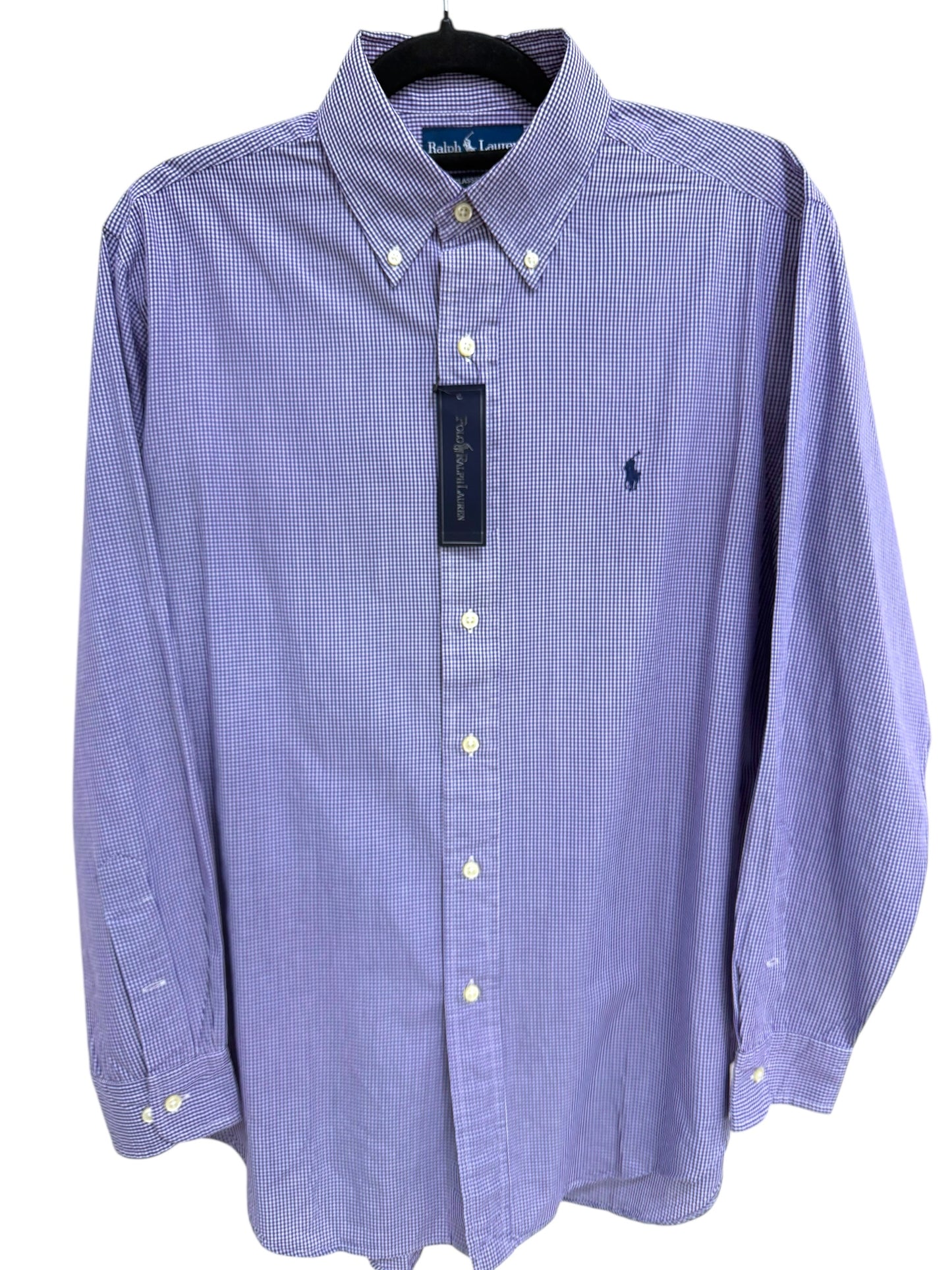 Camisa Polo Ralph Lauren Classic Fit Manga Larga Talla M