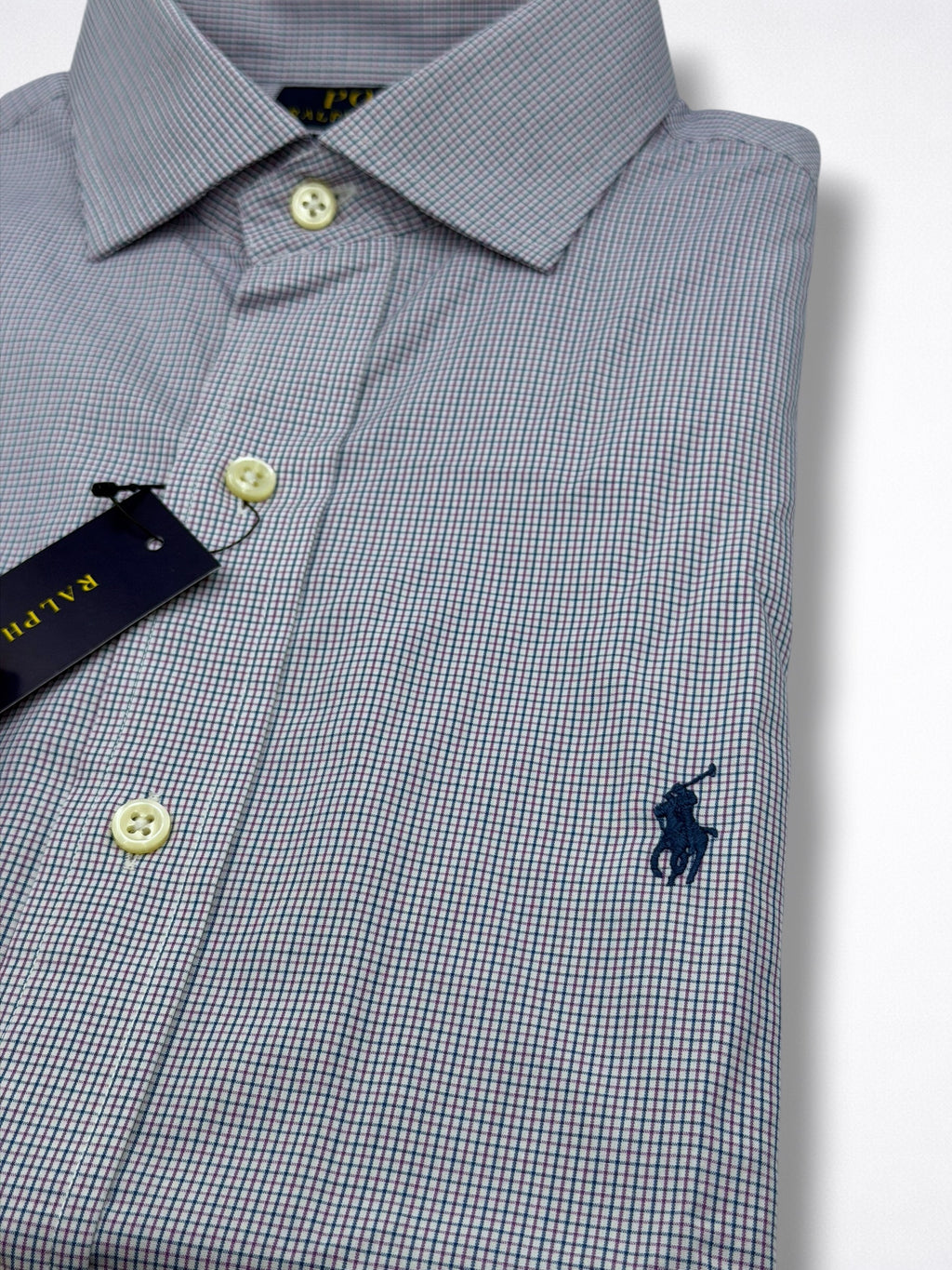 Camisa Polo Ralph Lauren Slim Fit Manga Larga Talla S