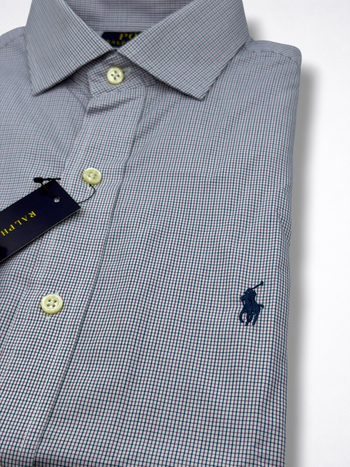 Camisa Polo Ralph Lauren Slim Fit Manga Larga Talla S
