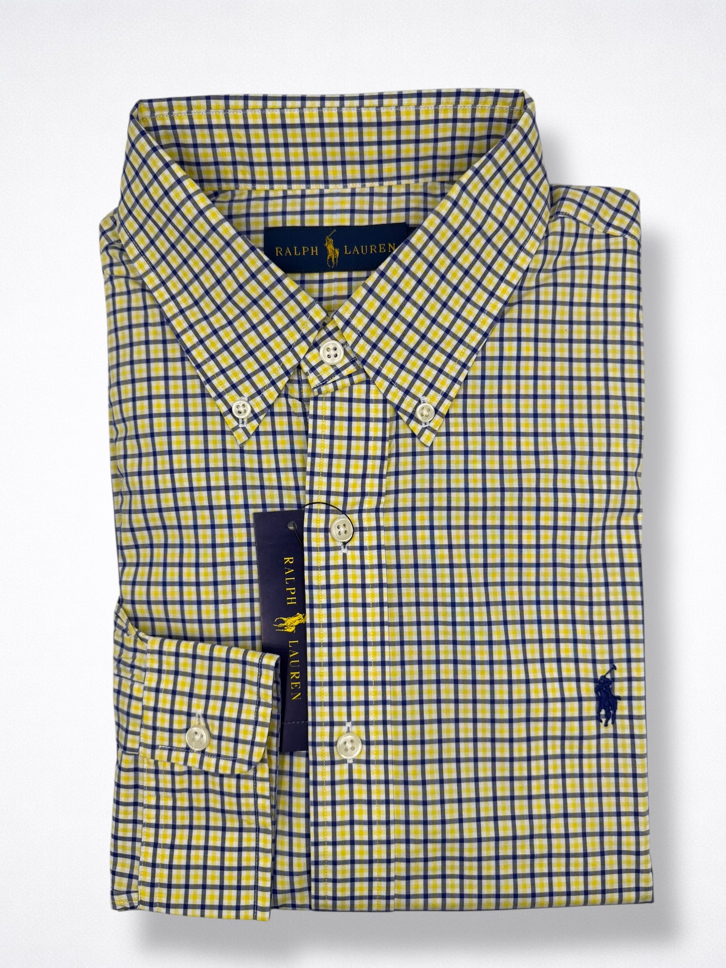 Camisa Polo Ralph Lauren Classic Fit Manga Larga Talla L