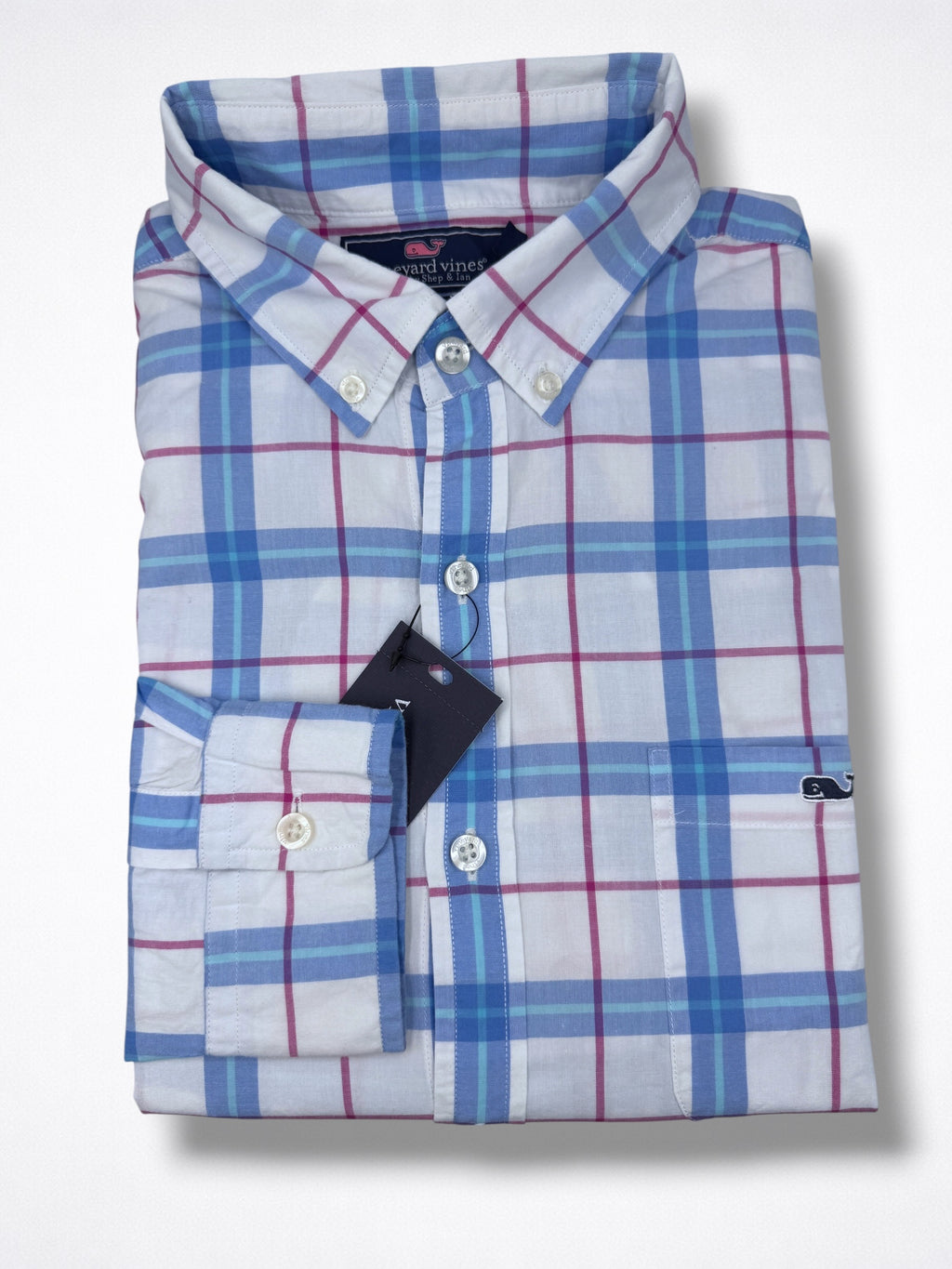 Camisa Vineyard Vines Classic Fit Manga Larga Talla S