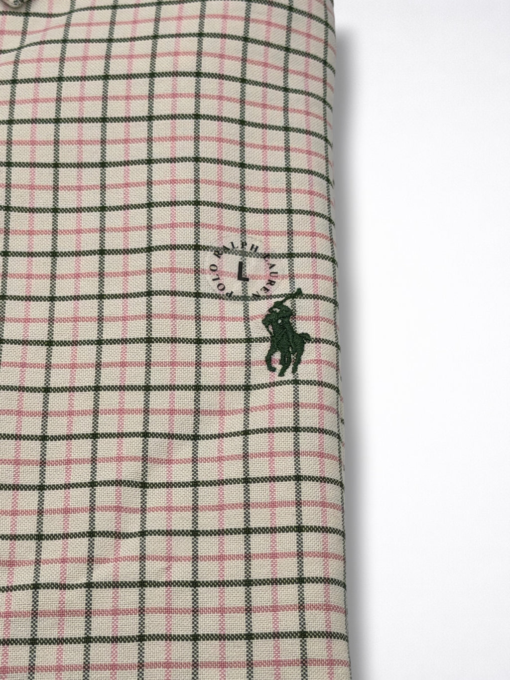 Camisa Polo Ralph Lauren Classic Fit manga larga talla L