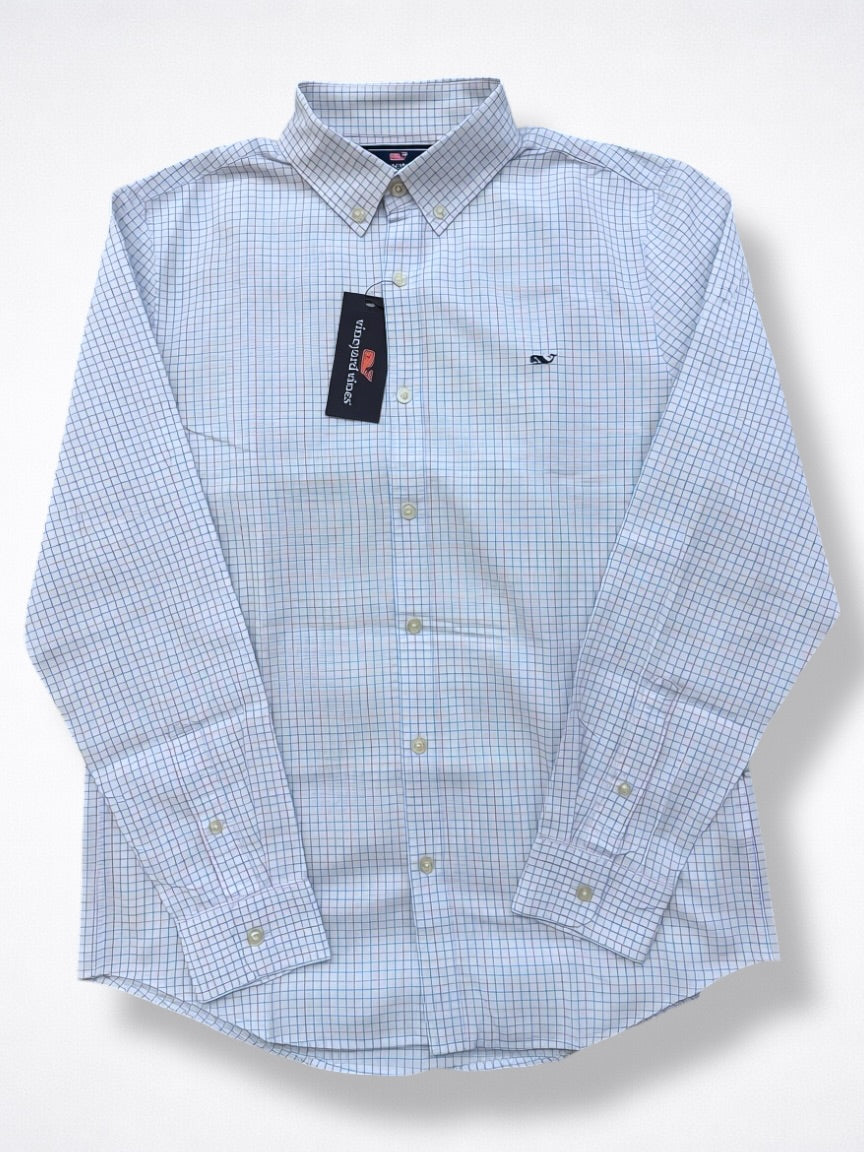 Camisa Vineyard Vines Slim Fit Manga Larga Talla M