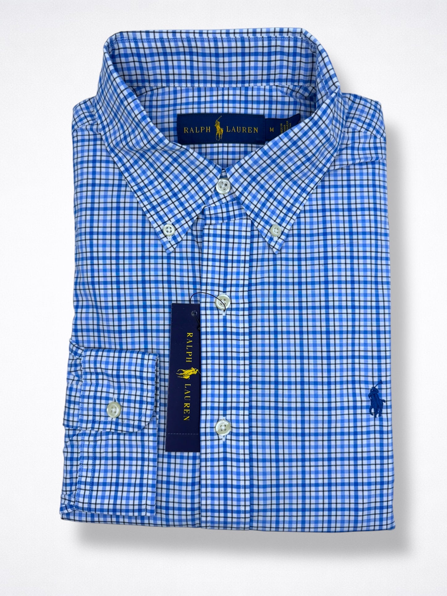 Camisa Polo Ralph Lauren Classic Fit Manga Larga Talla M