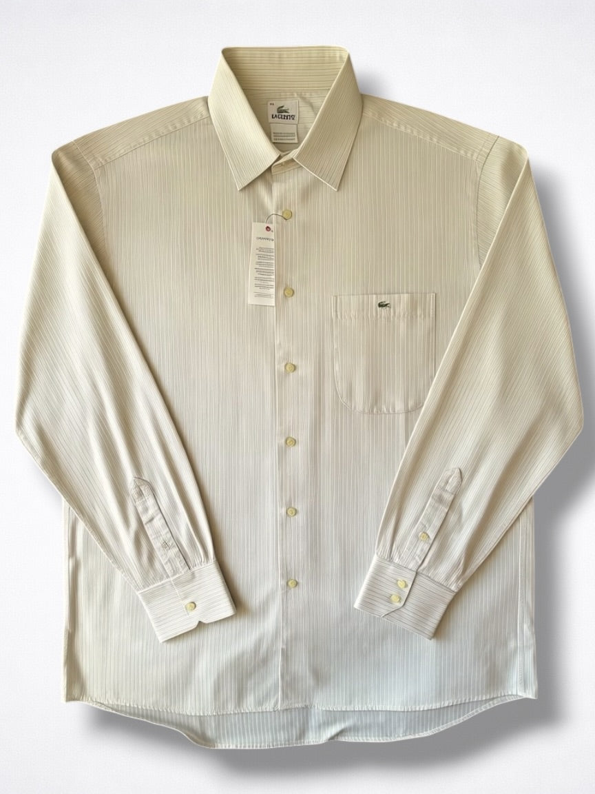 Camisa Lacoste Classic Fit Manga Larga Talla XL