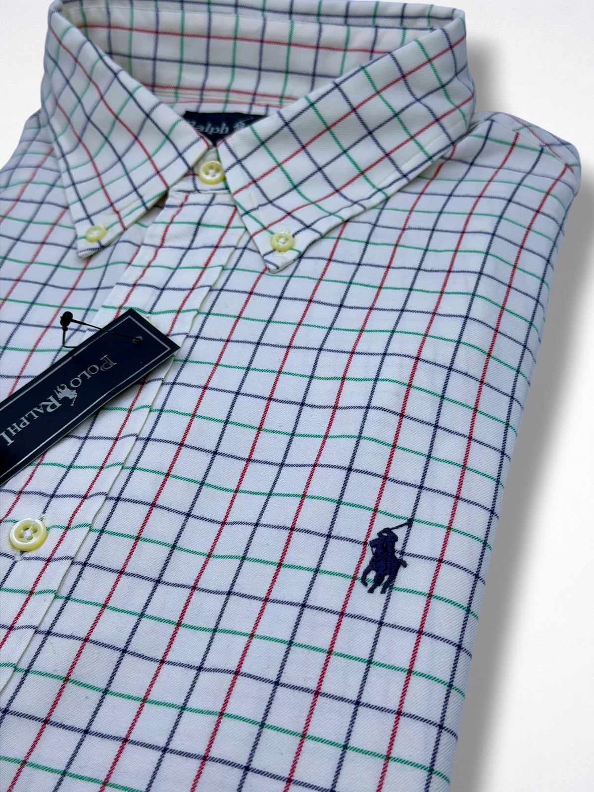 Camisa Polo Ralph Lauren Custom  Fit Manga Larga Talla L