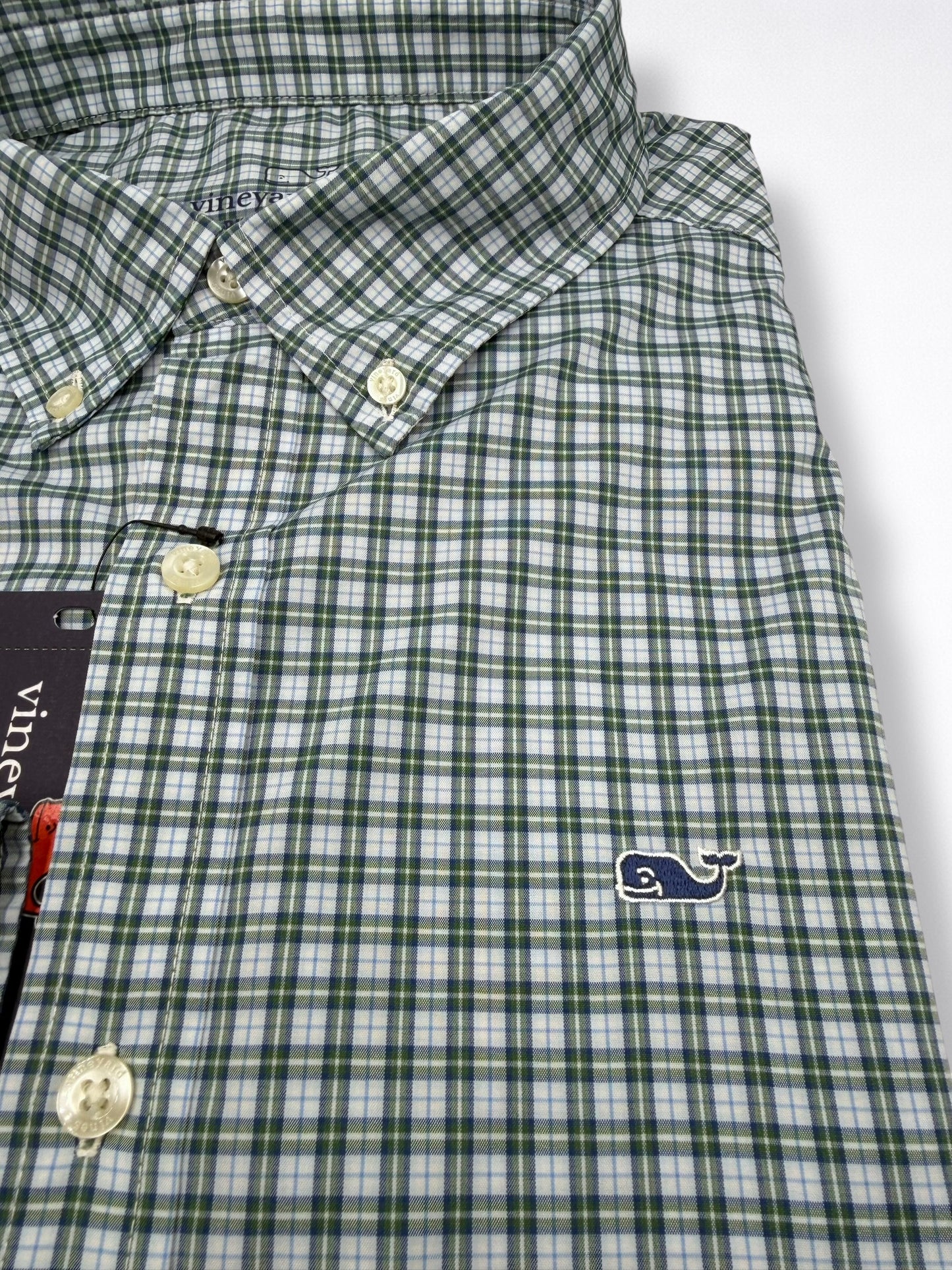 Camisa Vineyard Vines Classic Fit Manga Larga Talla L
