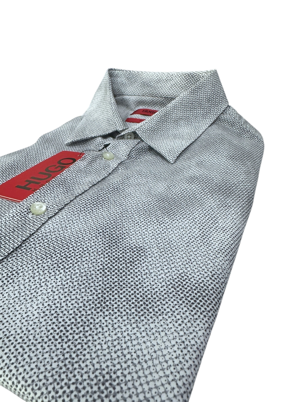 Camisa Hugo Custom Fit Manga Larga Talla S