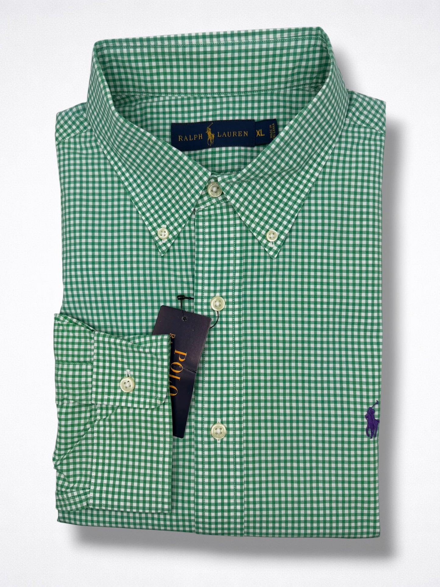 Camisa Polo Ralph Lauren Classic Fit Manga Larga Talla XL