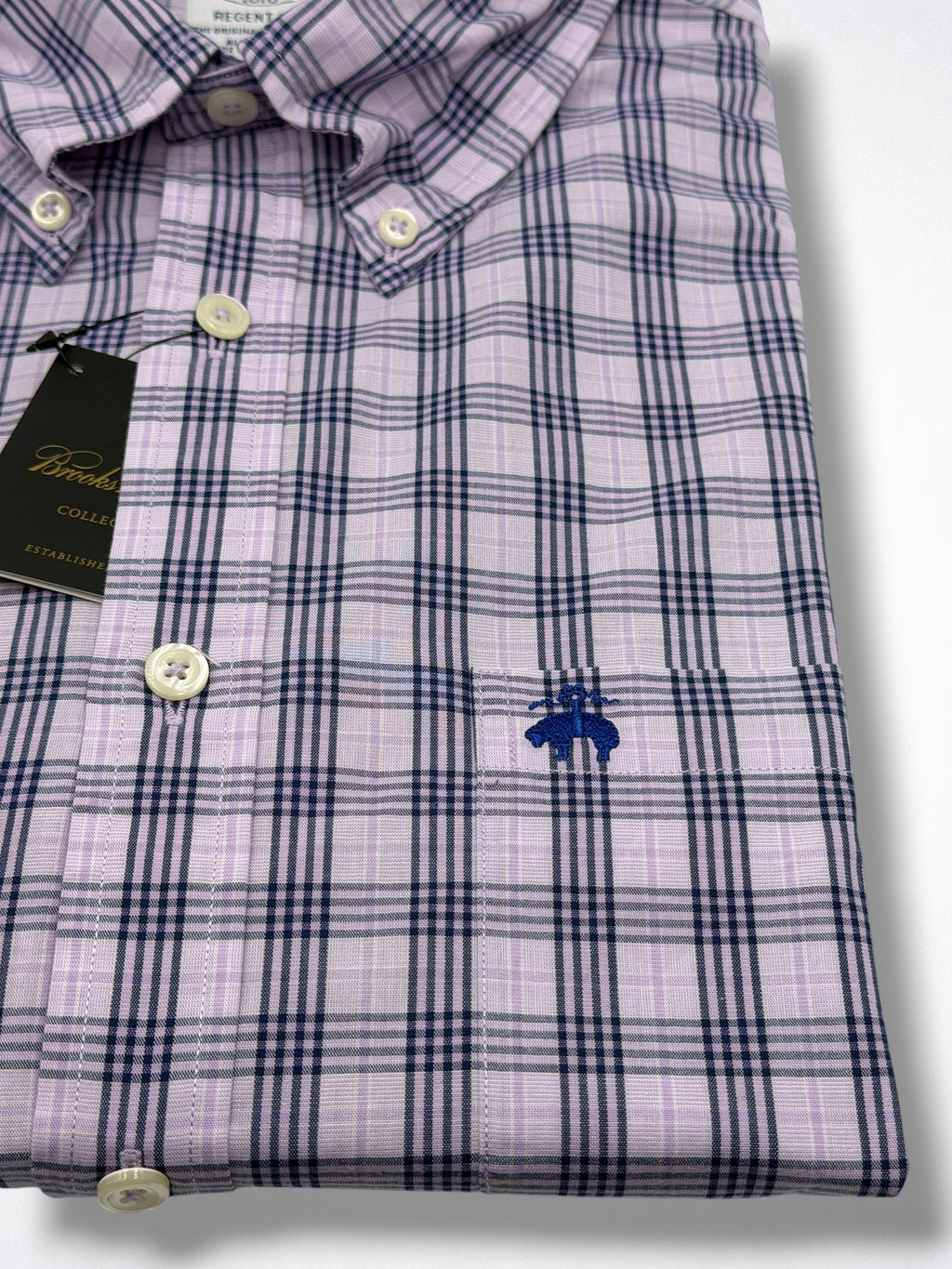 Camisa Brooks Brothers Classic Fit manga larga talla M
