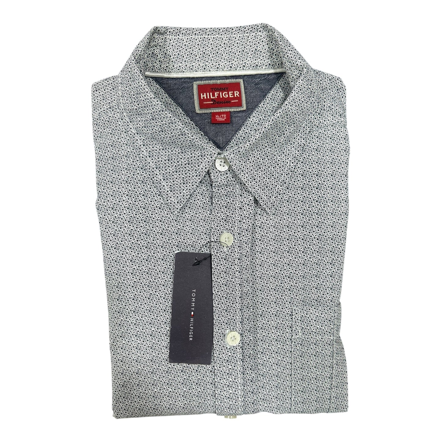 Camisa Tommy Hilfiger Classic Fit Manga Larga Talla L