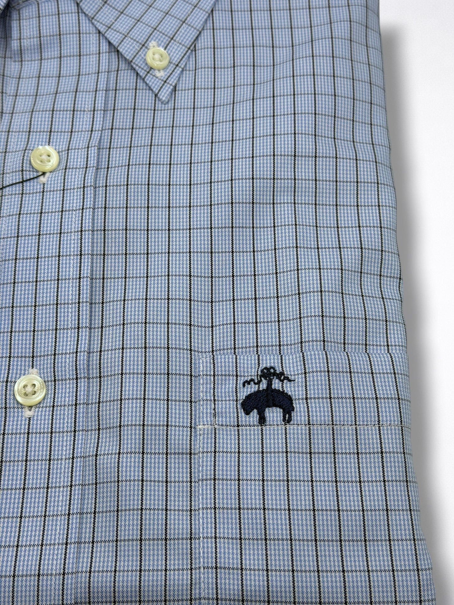 Camisa Brooks Brothers Slim Fit Manga Larga 32/33 Talla L