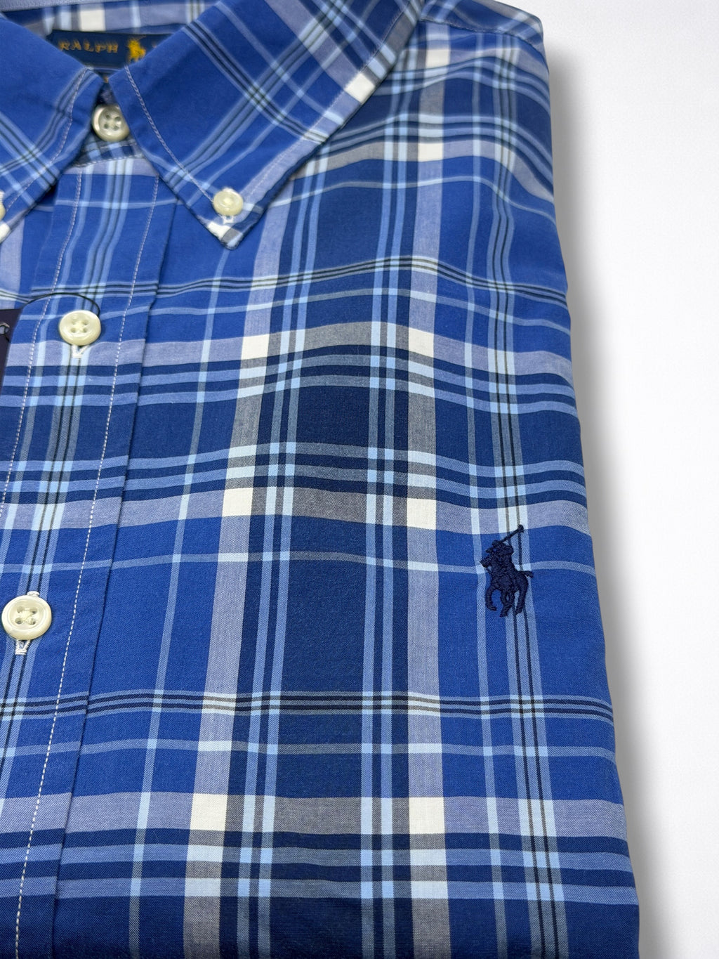 Camisa Polo Ralph Lauren Classic Fit Manga Larga Talla L