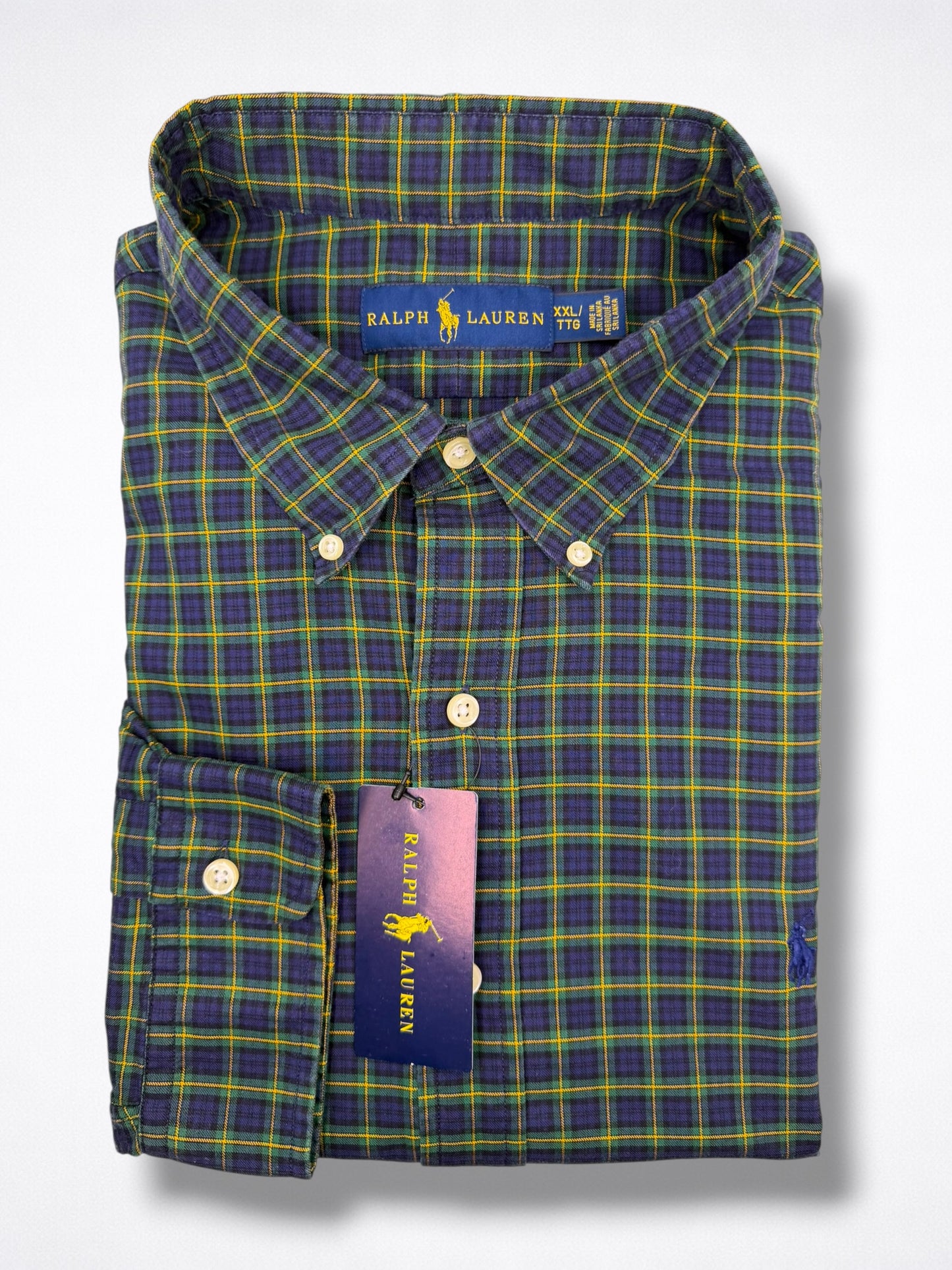 Camisa Polo Ralph Lauren Classic Fit Manga Larga Talla XXL