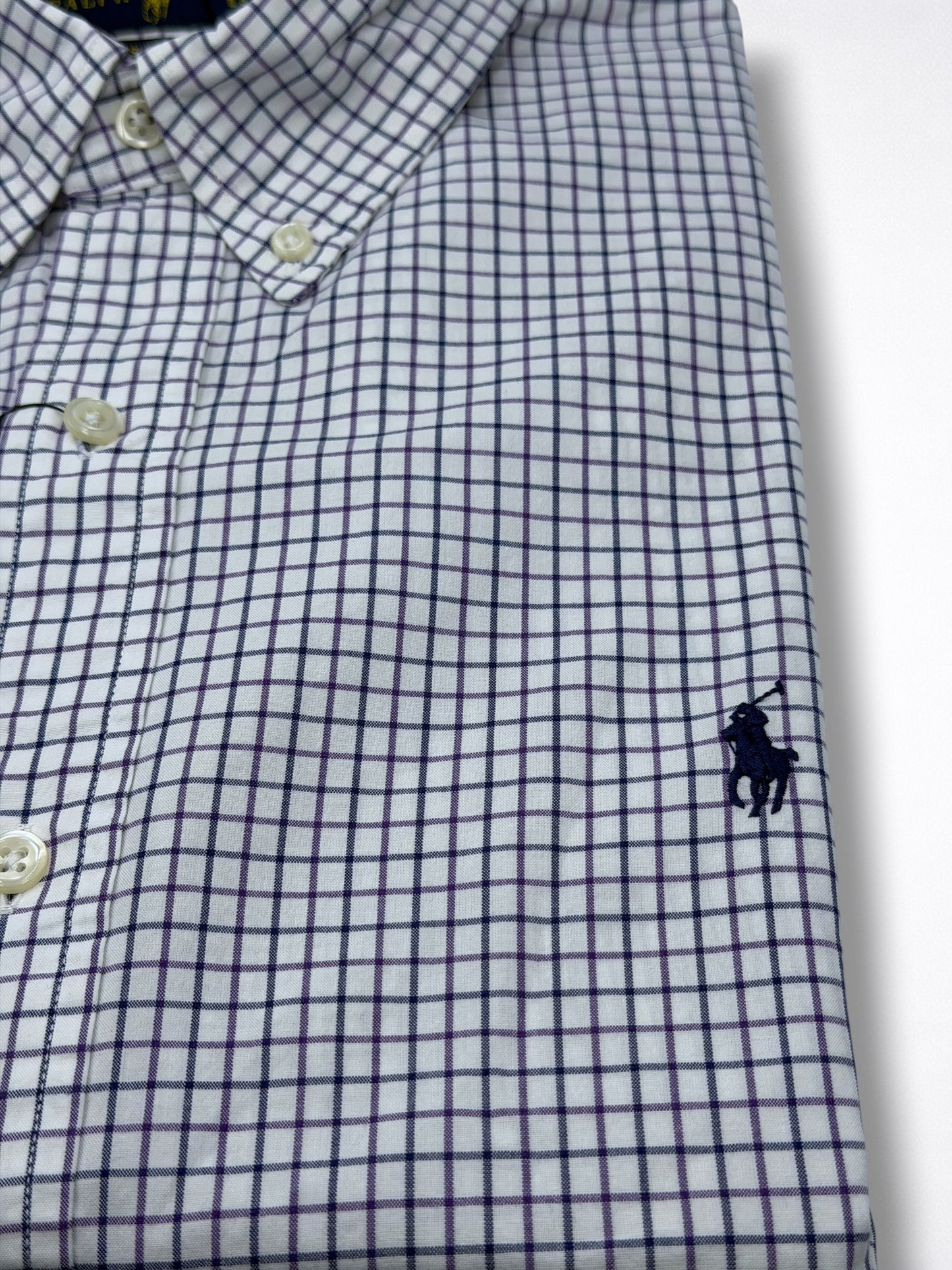 Camisa Polo Ralph Lauren Slim Fit Manga Larga Talla XL
