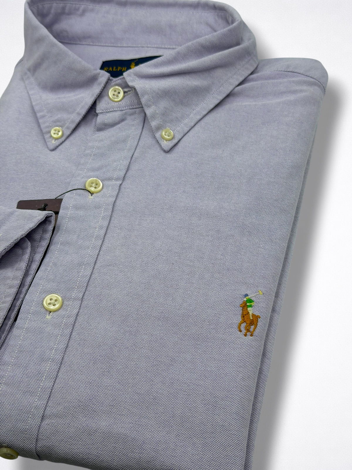 Camisa Polo Ralph Lauren Classic Fit Manga Larga Talla L
