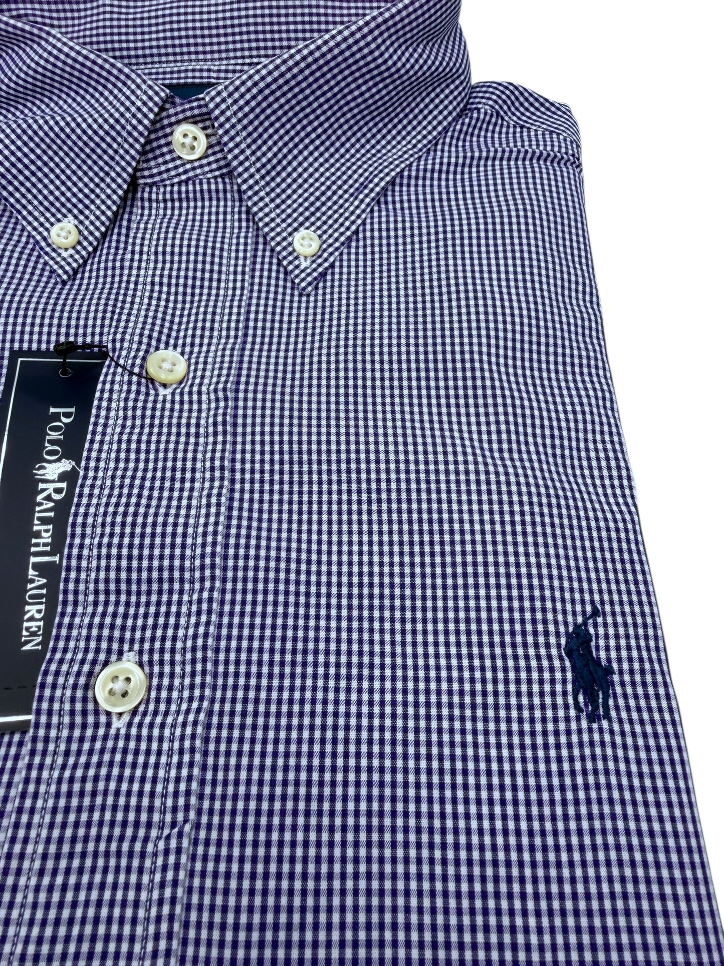 Camisa Polo Ralph Lauren Classic Fit Manga Larga Talla M