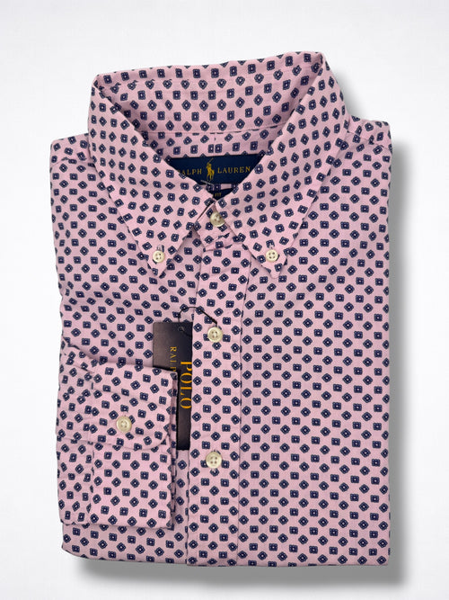 Camisa Polo Ralph Lauren Classic Fit manga larga talla M slim fit sirve para Talla S